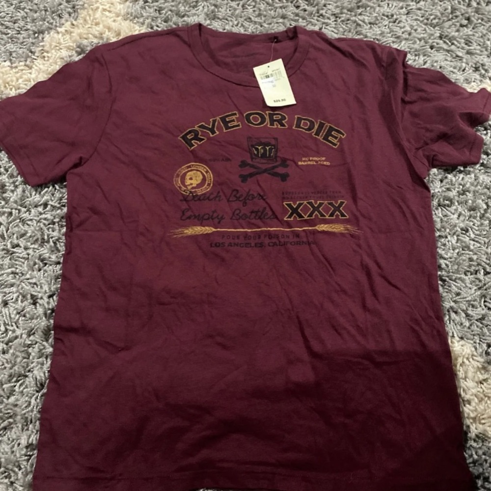 Lucky Brand Whiskey Shirt Men’s Medium